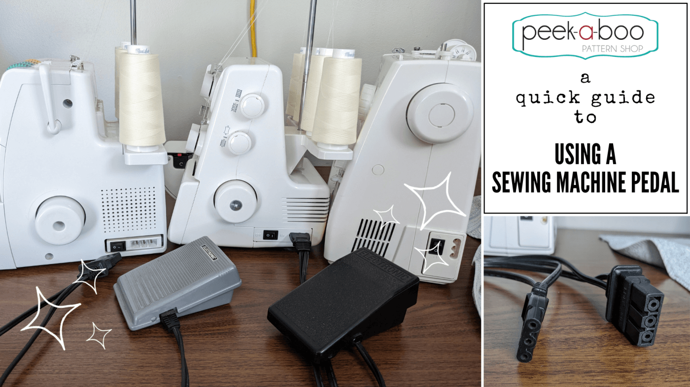 How to Use a Sewing Machine Foot Pedal