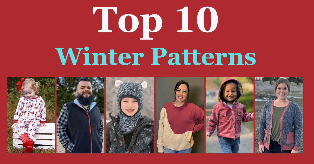 Top 10 Winter Sewing Patterns | Peek-a-Boo Pattern Shop