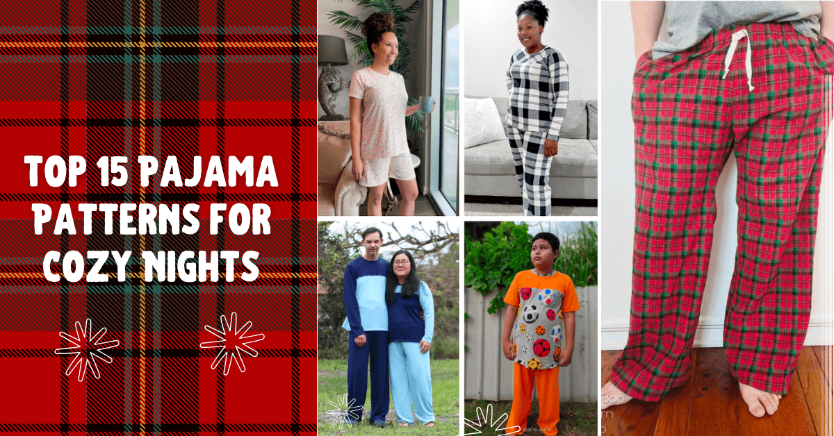 Hit the Hay Pajama Pants: Adult Pajama Pants Sewing Pattern for Women and  Men 