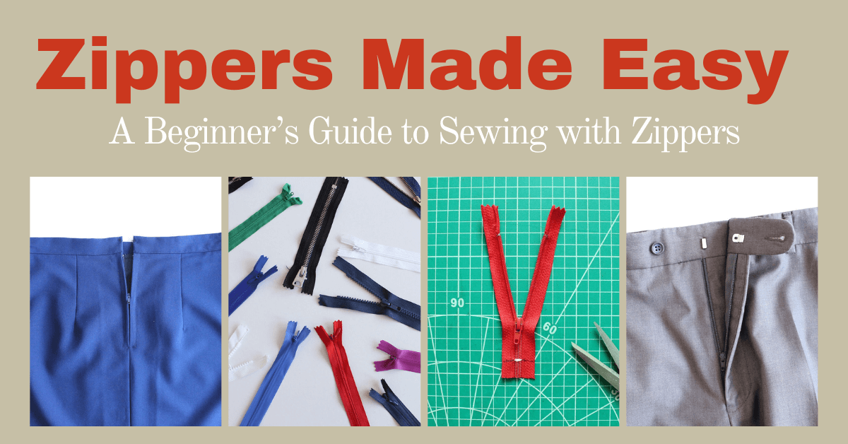 Zippers Made Easy: A Beginner's Guide to Sewing with Zippers