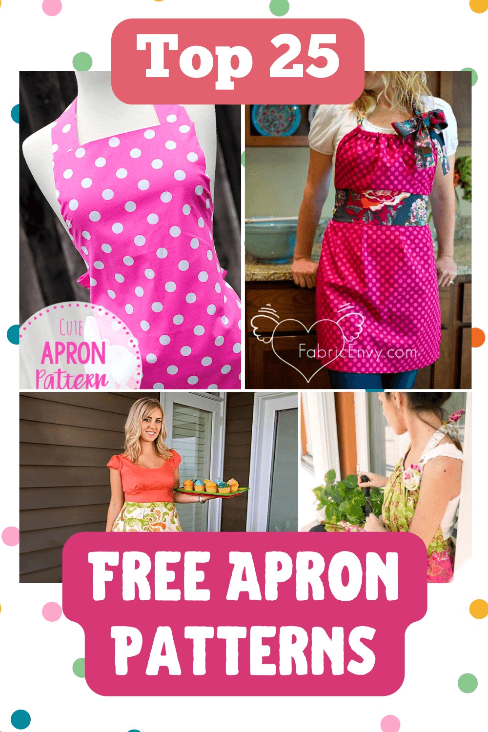 Comprehensive list of apron sewing patterns