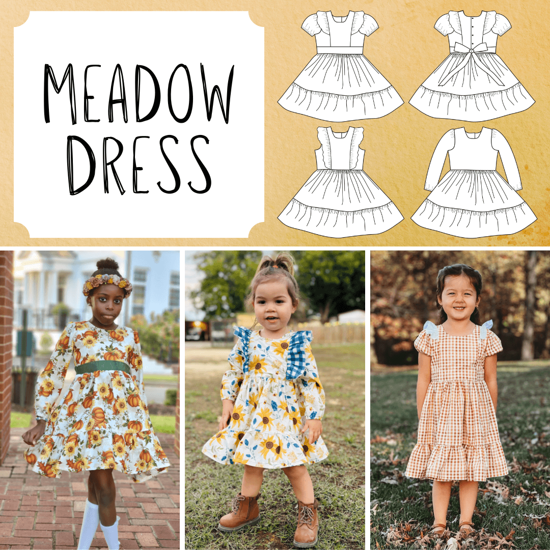 Everly Dress Pattern for Girls