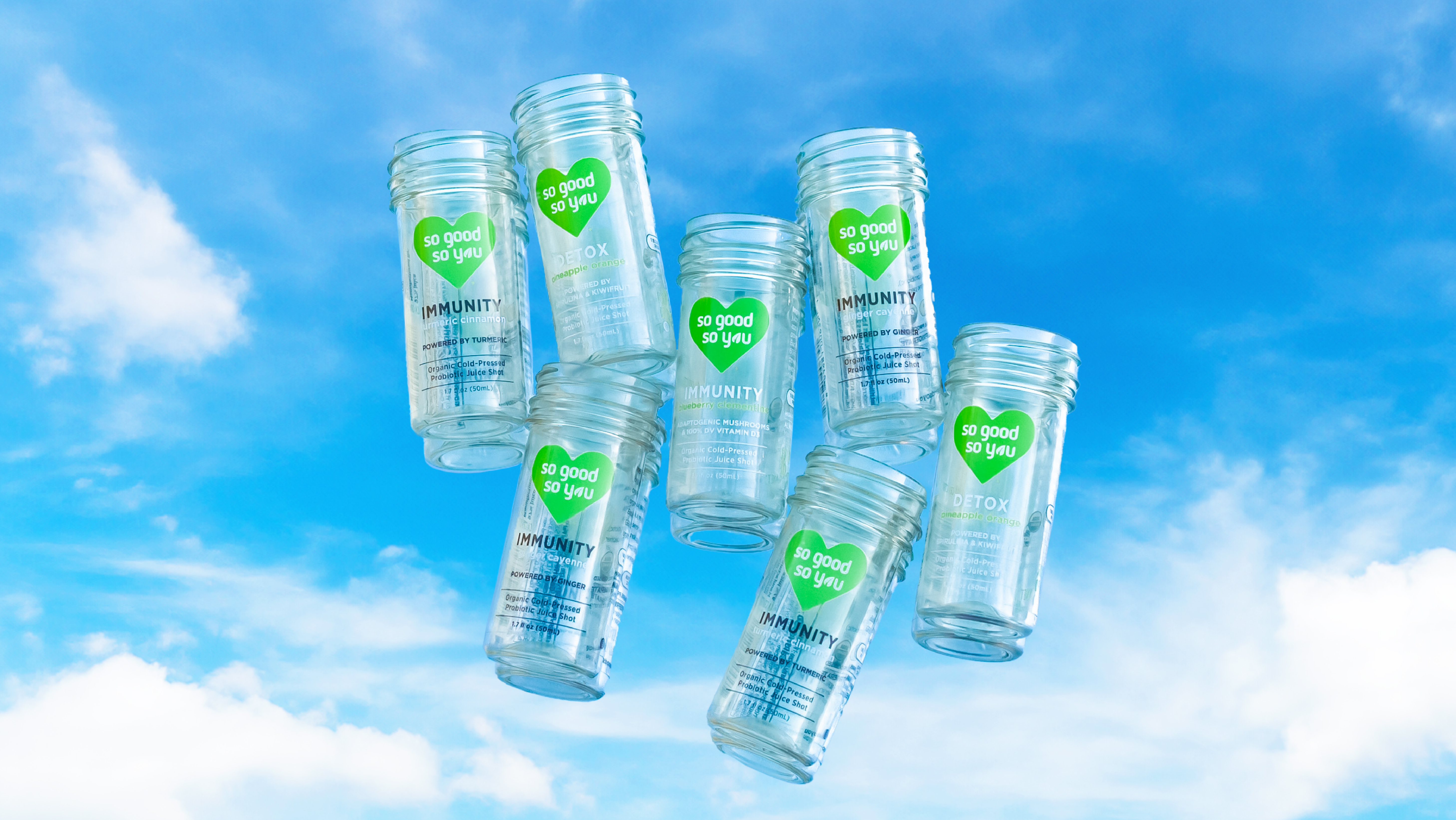 TRUE Certified + New RPET® Shot Bottles