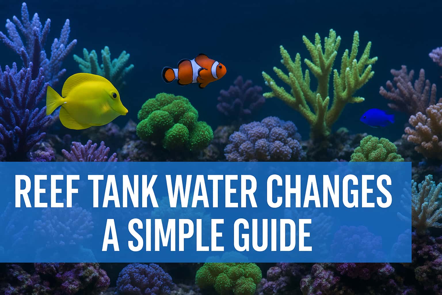 Reef Tank Water Changes: Why They Matter and How to Get Them Right ...