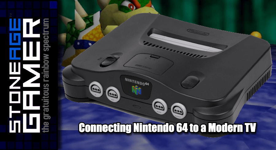 plug nintendo 64 into new tv