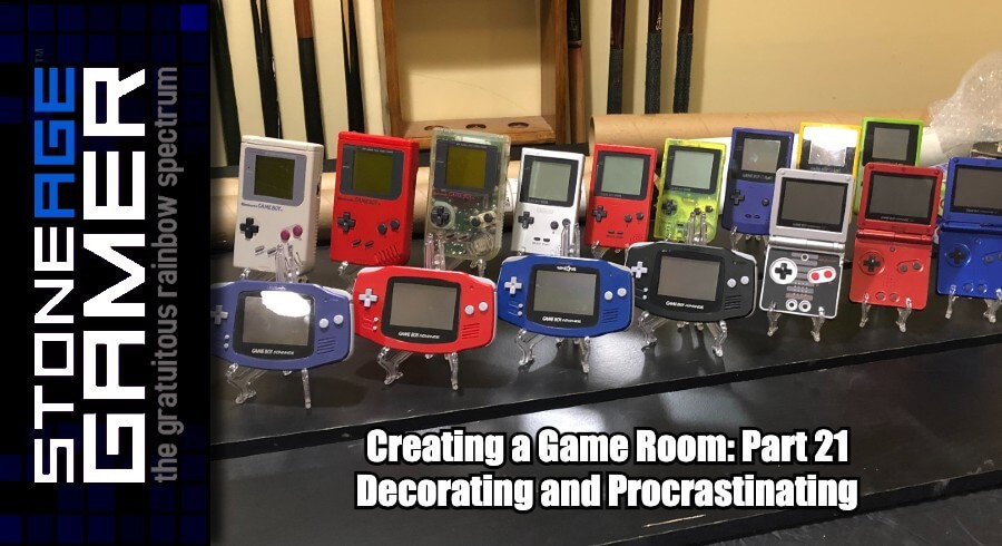 Creating a Game Room: Part 21 - Decorating and Procrastinating