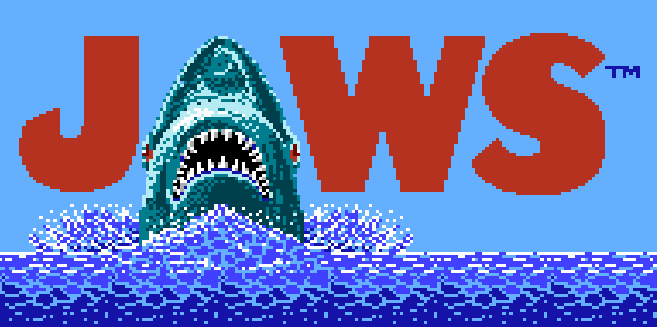 8-Bit shark goes chomp!