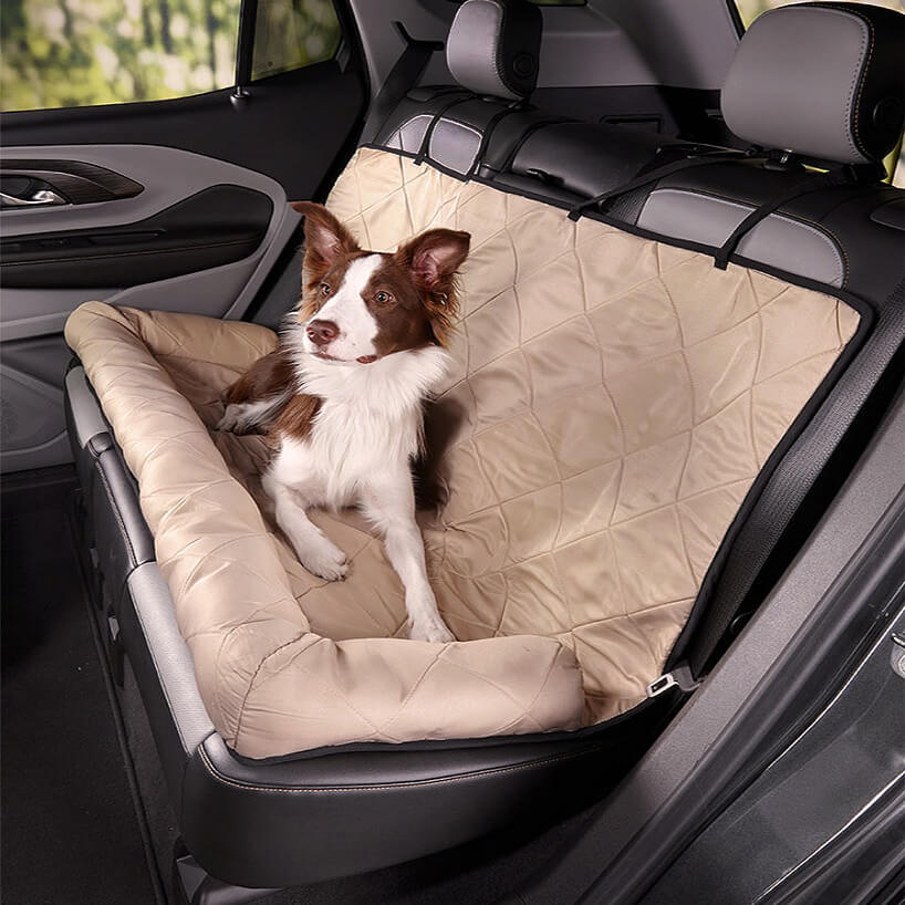 Dog Bed Car Seat - FunnyFuzzy