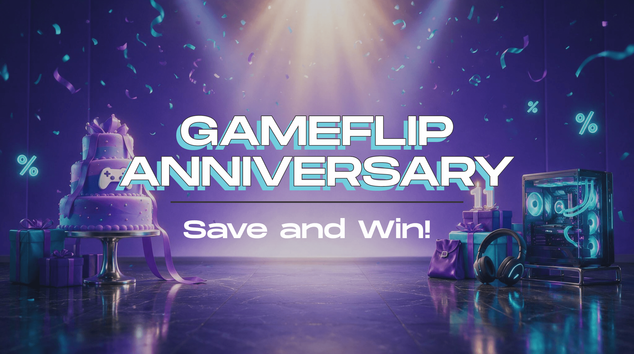 Celebrate Gameflip’s Anniversary: Save, Win, and Earn Rewards