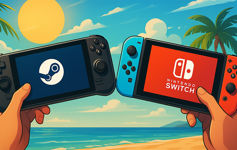 Steam Deck vs. Nintendo Switch 2: Which Portable Console Is Best for Summer 2025?