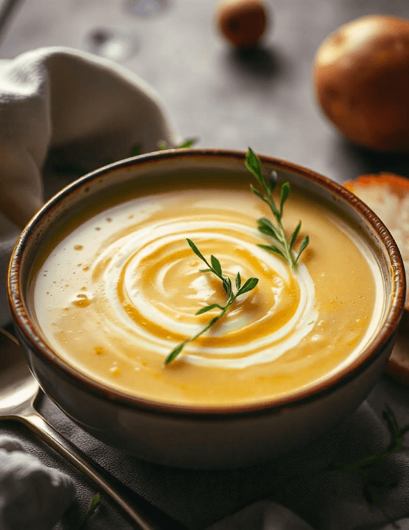Leek & Potato Christmas Soup