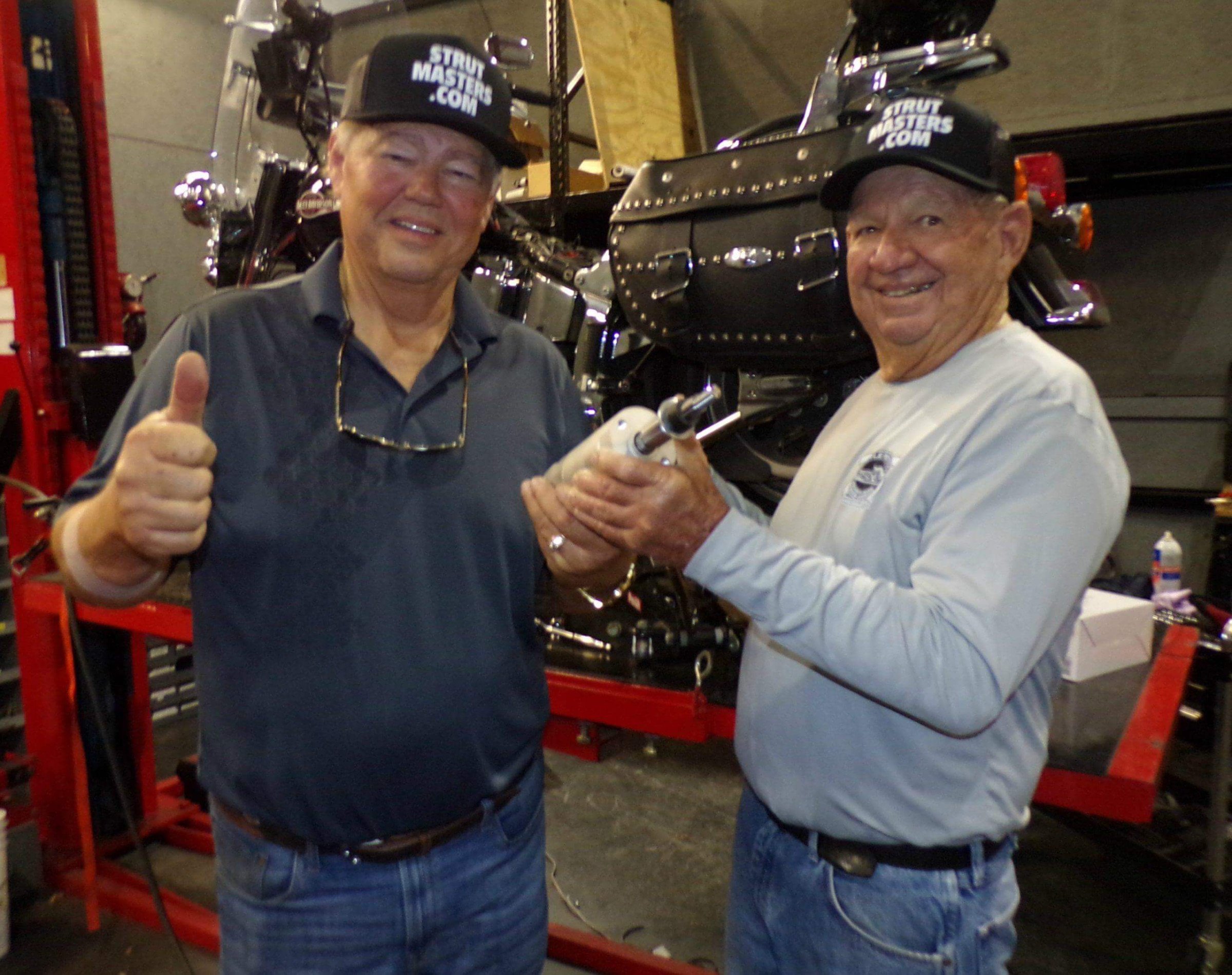 Donnie Allison hooked his Harley up with an EZ Rider Air Suspension