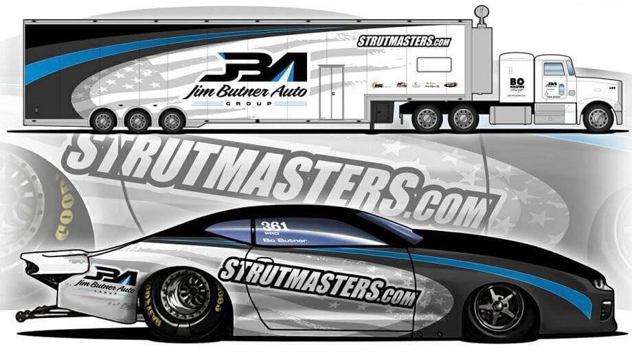 Bo Butner signs 2020 Sponsorship Deal with Strutmasters