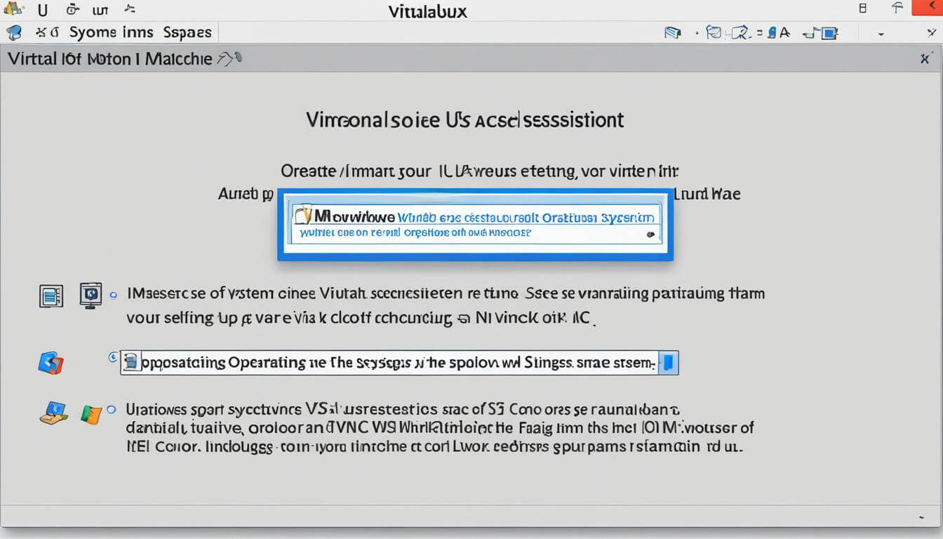 Assistant de création VirtualBox