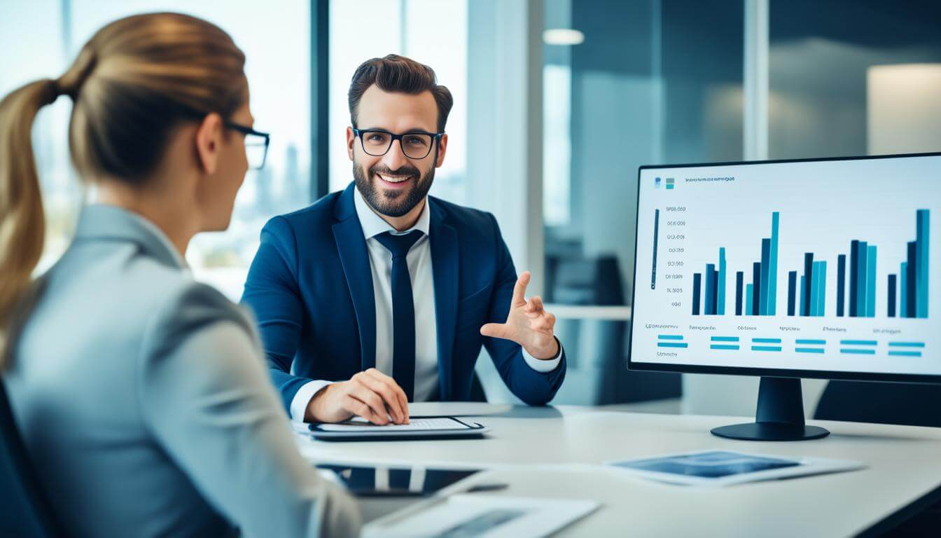 business développeur en pleine action