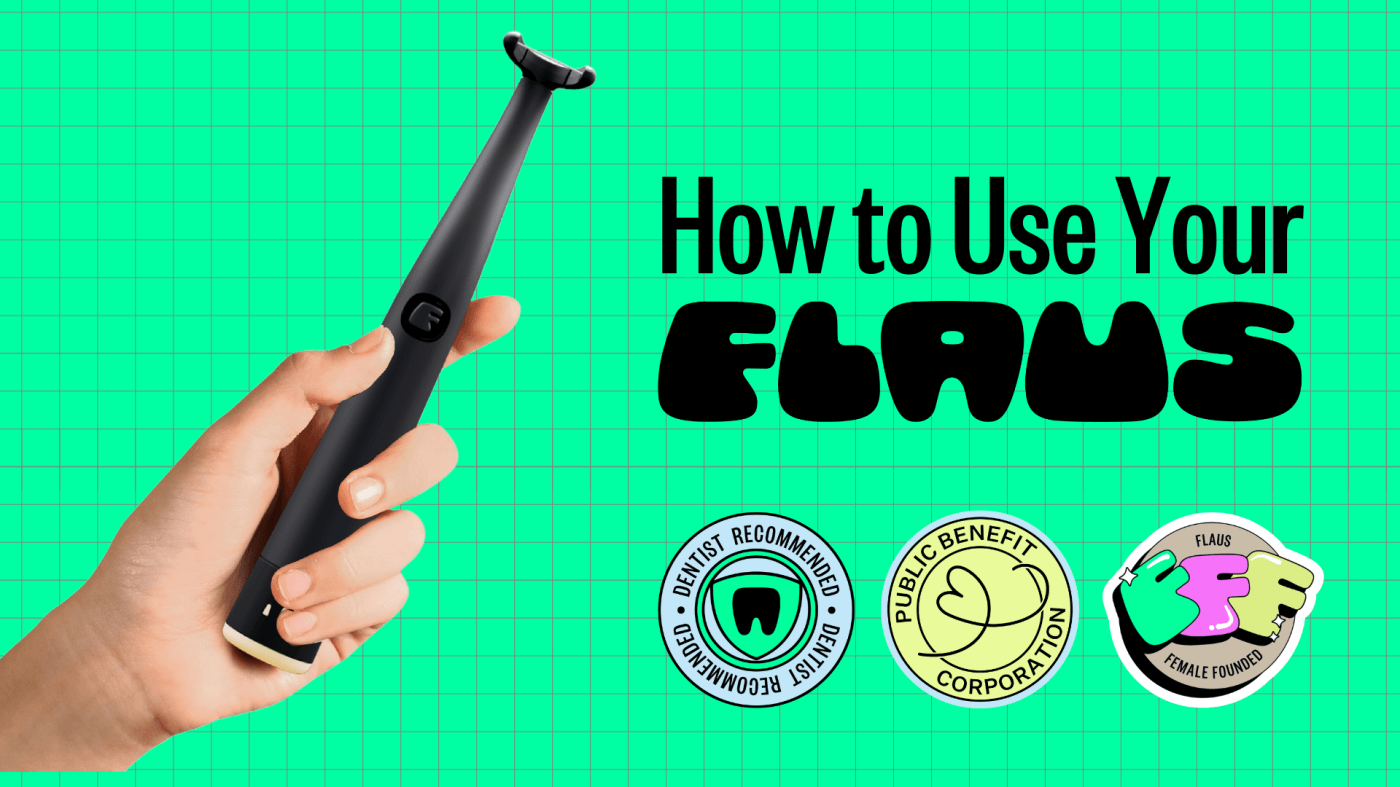 How to use the Flaus Electric Flosser