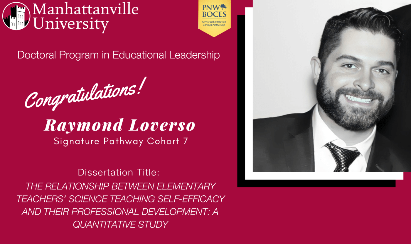 Successful Final Dissertation Defense - Congratulations to Raymond Loverso!