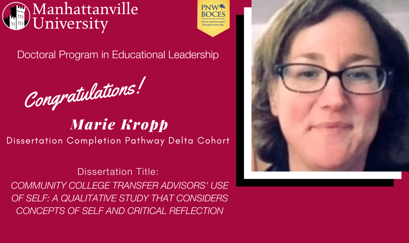 Successful Final Dissertation Defense - Congratulations to Marie Kropp!