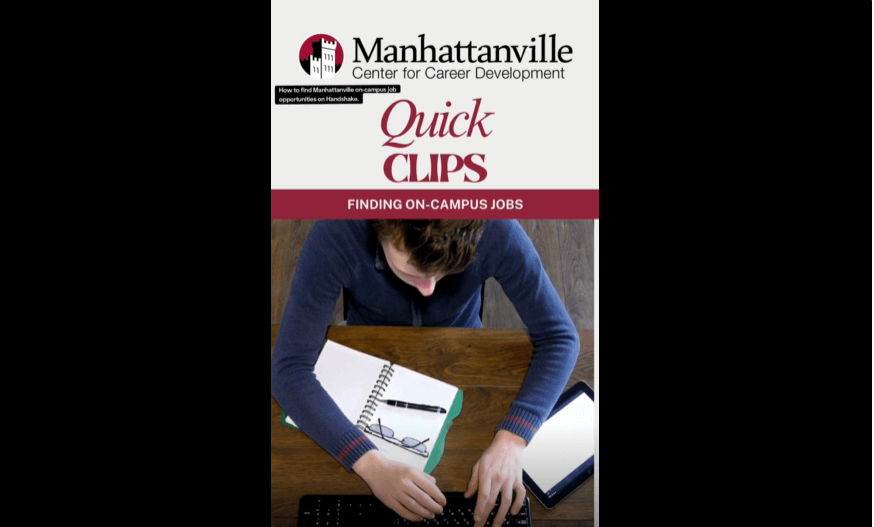 Career Tips Video: Finding On-Campus Jobs at Manhattanville