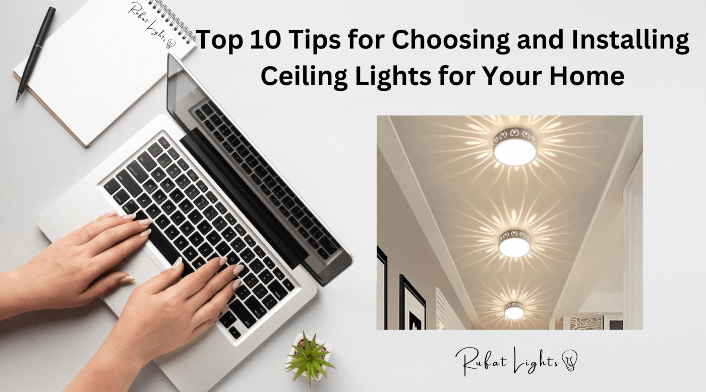 Top 10 Tips for Choosing and Installing Ceiling Lights for Your Home