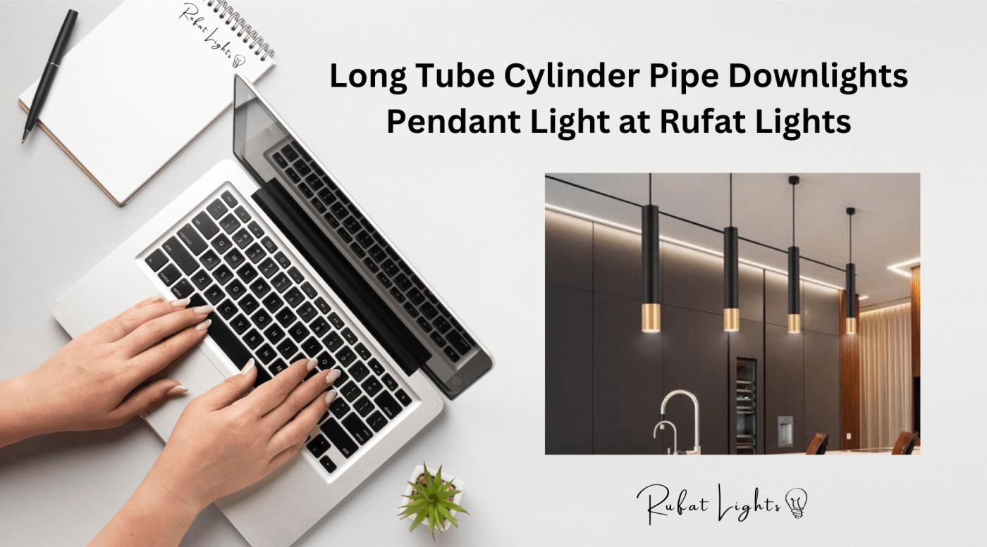 Long Tube Cylinder Pipe Downlights Pendant Light