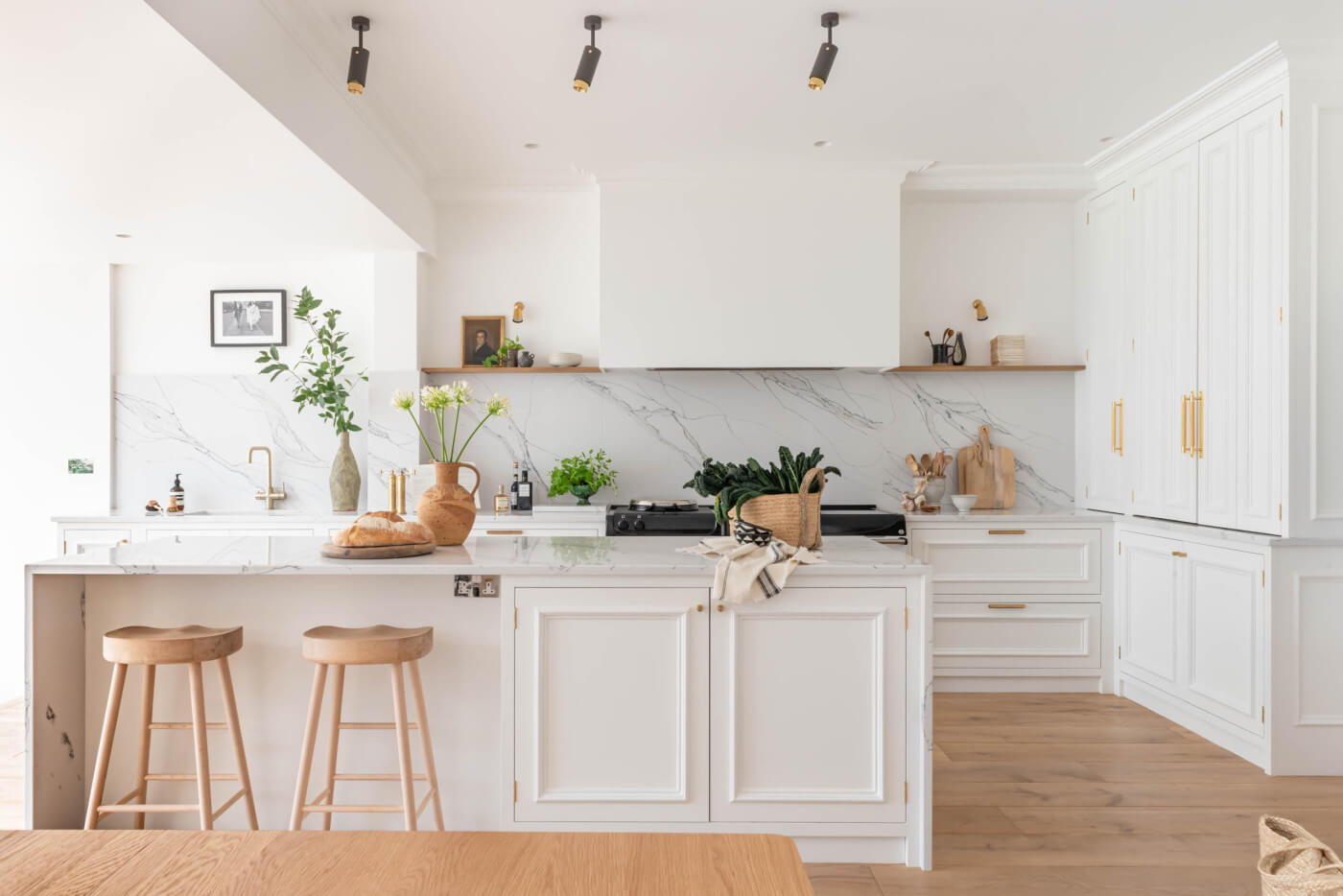 Elegant White Kitchen Design