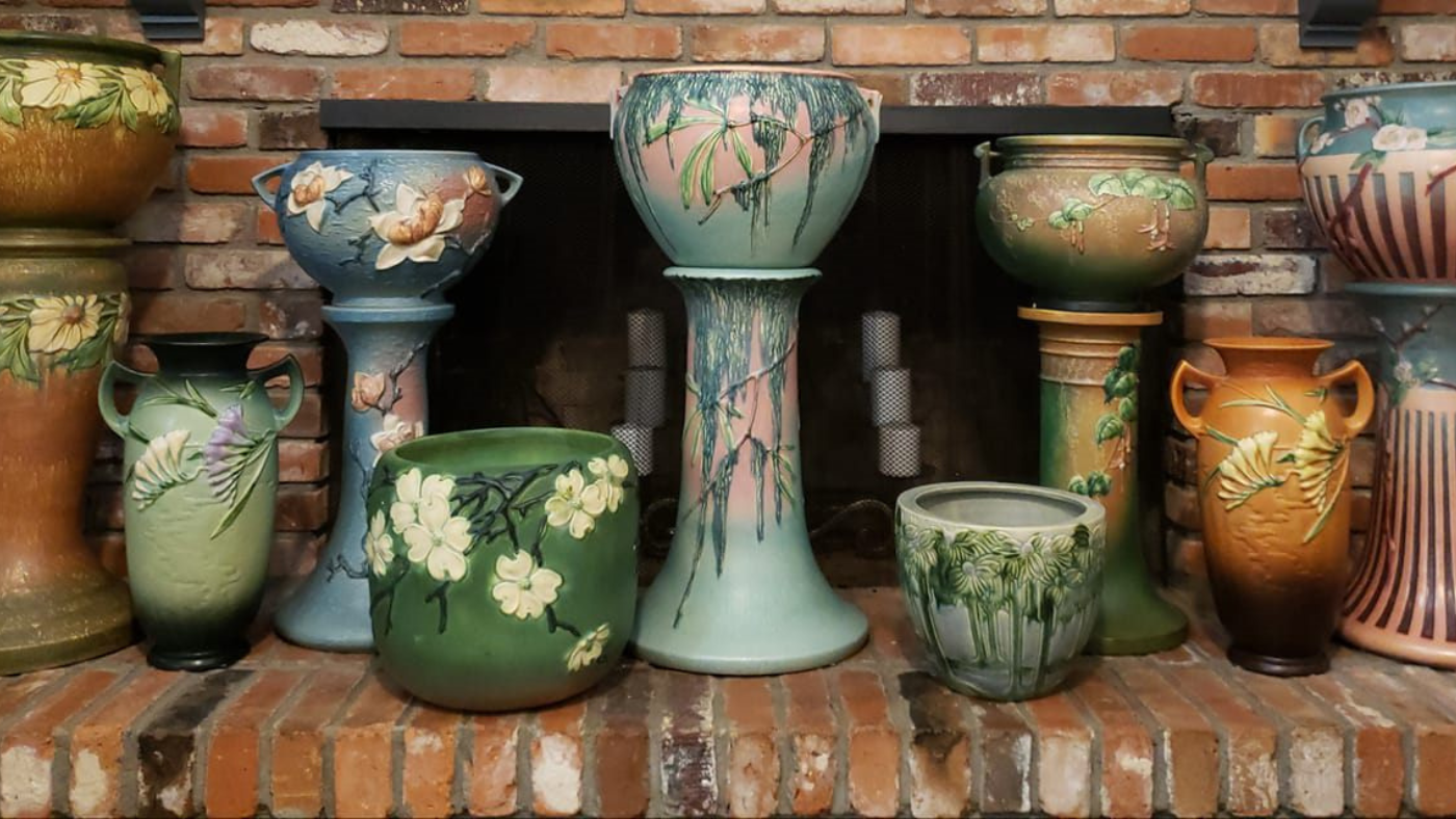 Intriguing Floral Patterns on Art Pottery