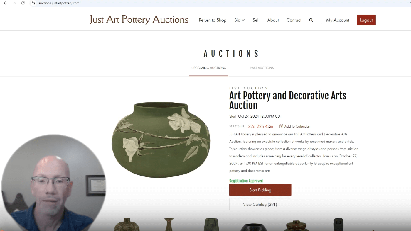 How to Get Started with Just Art Pottery Auctions