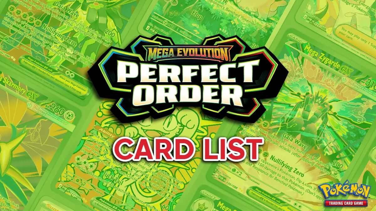 Perfect Order Card List - Pokmon TCG
