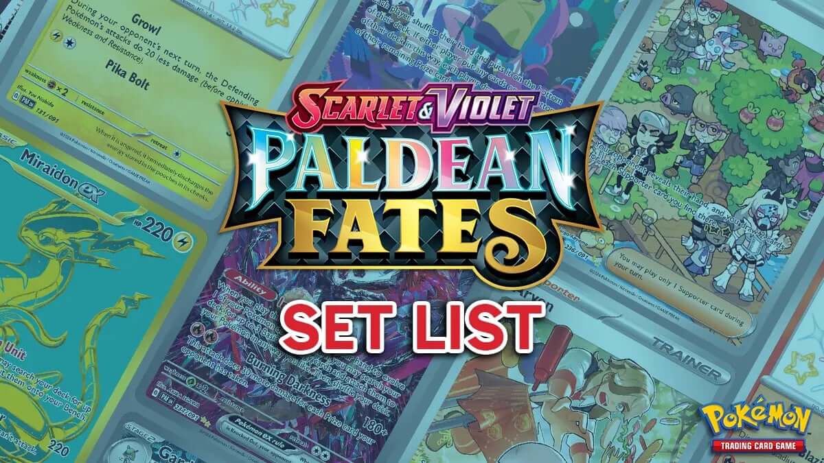 Paldean Fates Card List - Pokmon TCG