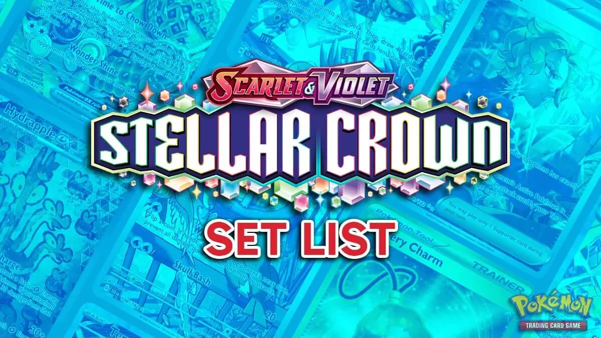 pokemon scarlet and violet stellar crown card list TCG: & Elite Trainer Box : Toys & Games pokemon scarlet and violet stellar