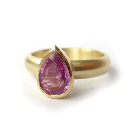 Choosing a pink sapphire for a ring commission