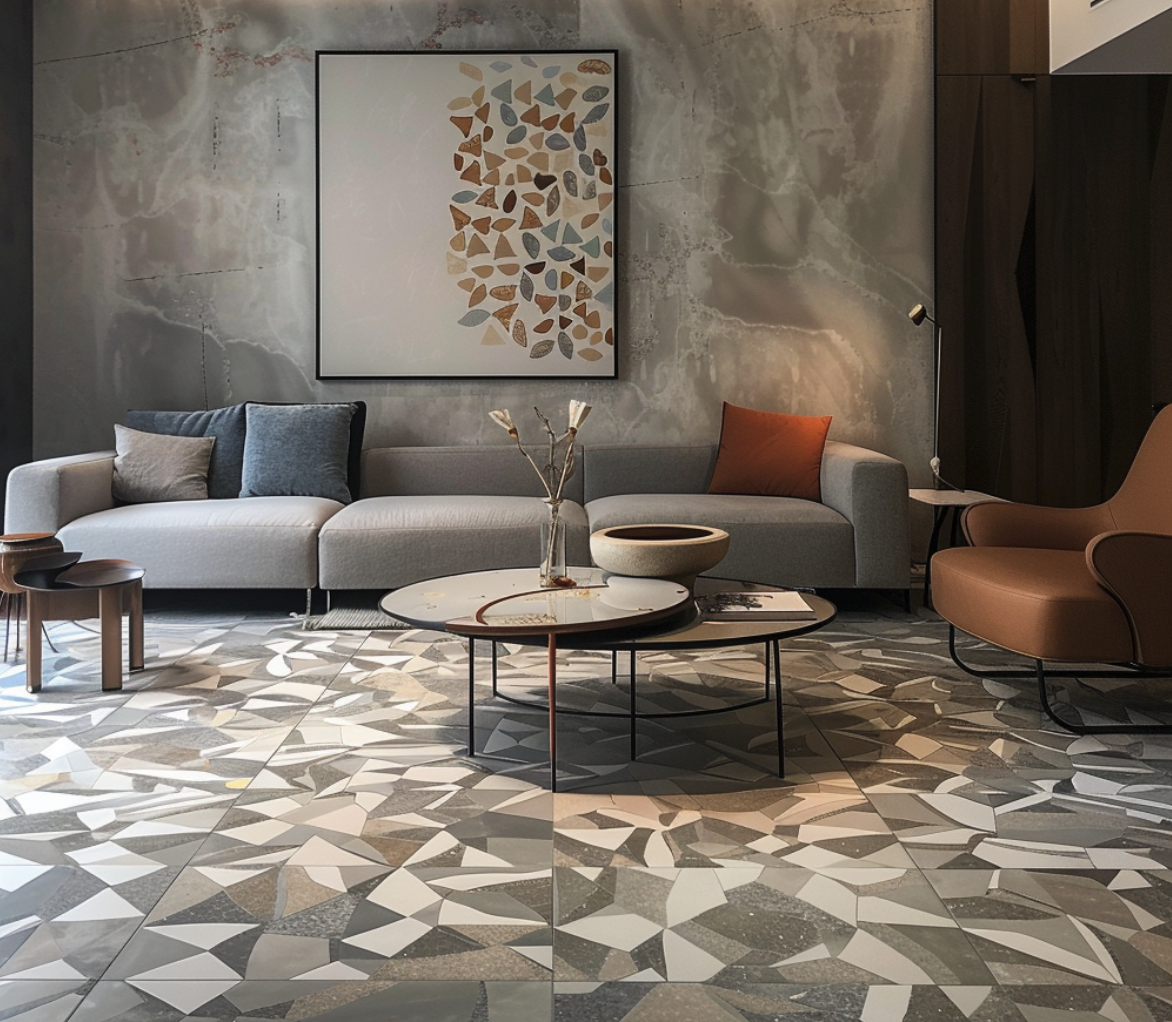 Tiles in Living Room, Is it a Good Option? Design and Ideas