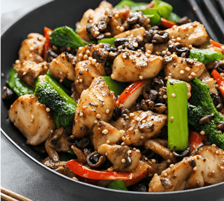 Black Pepper Chicken Stir-Fry