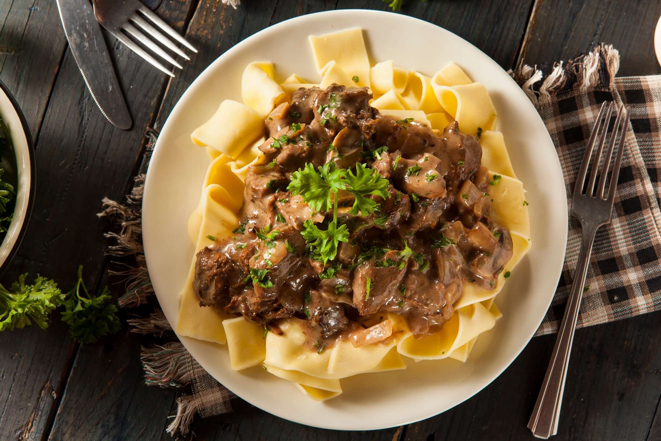 Classic Beef and Mushroom Stroganoff