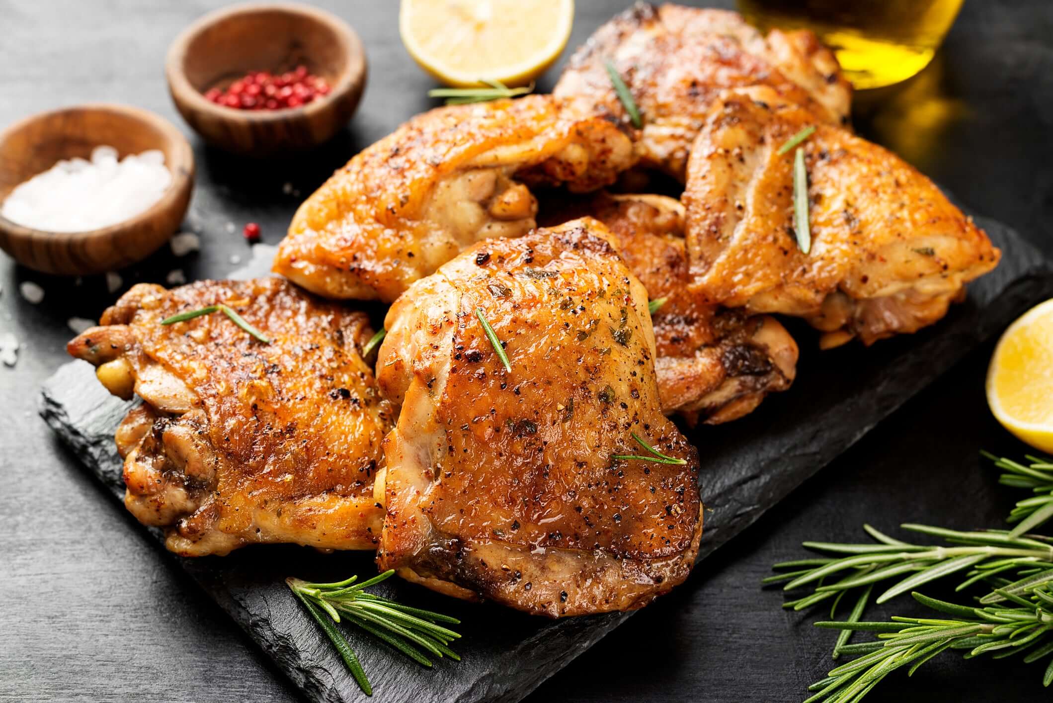 Rosemary and Garlic Air-Fried Chicken