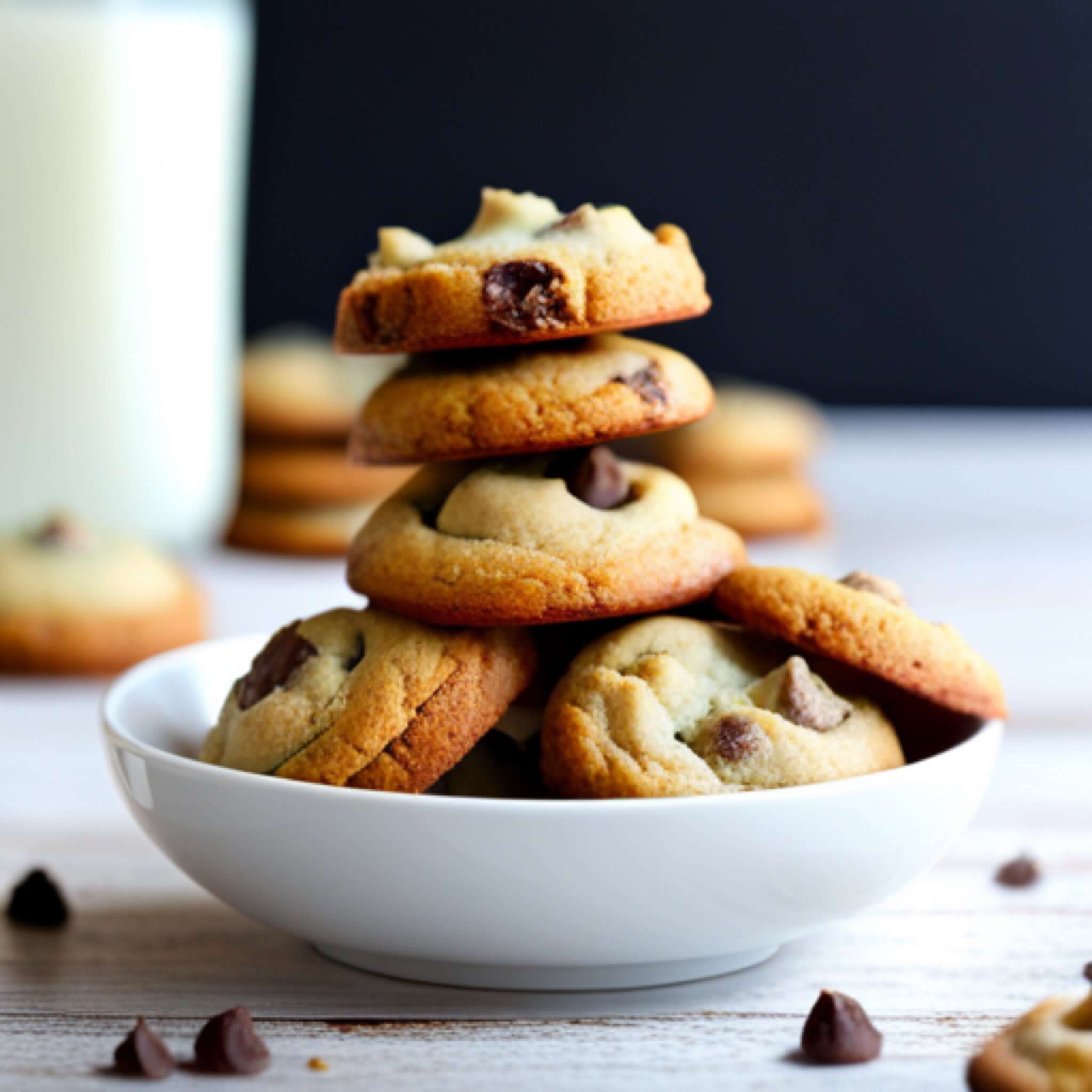 Air Fryer Chocolate Chip Cookie Bites