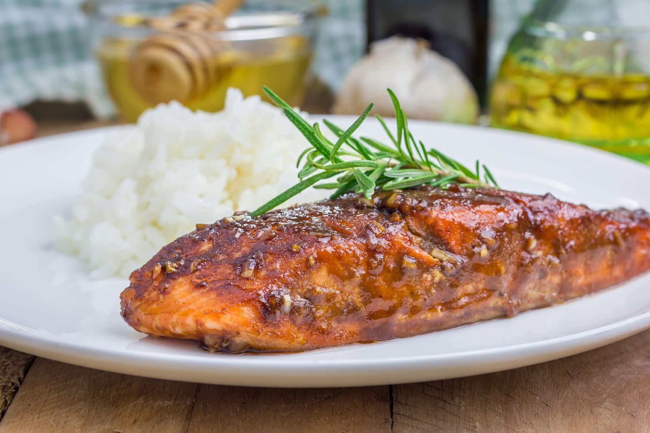 Air Fry Maple Glazed Salmon