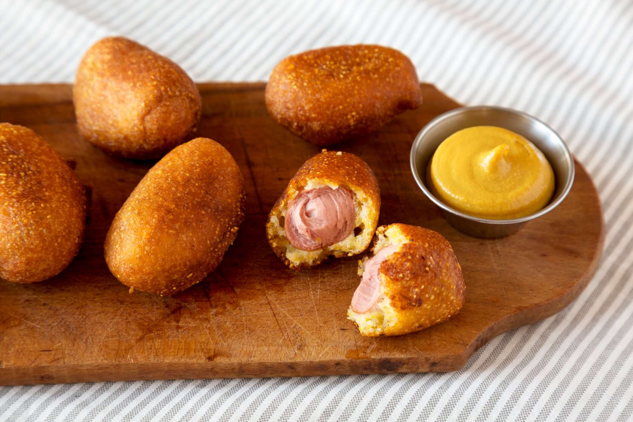 Mini Corn Dogs Air Fried