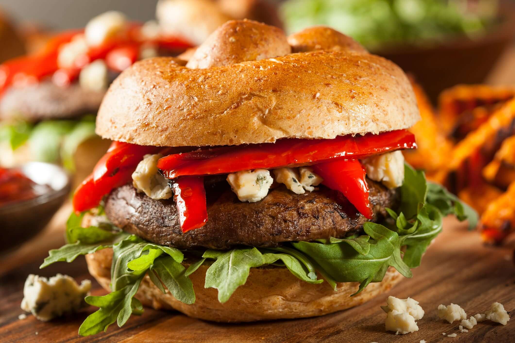 Grilled Portobello Mushroom Burgers