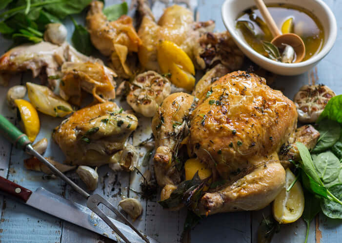 Air Fry Roast Rosemary & Garlic Chicken