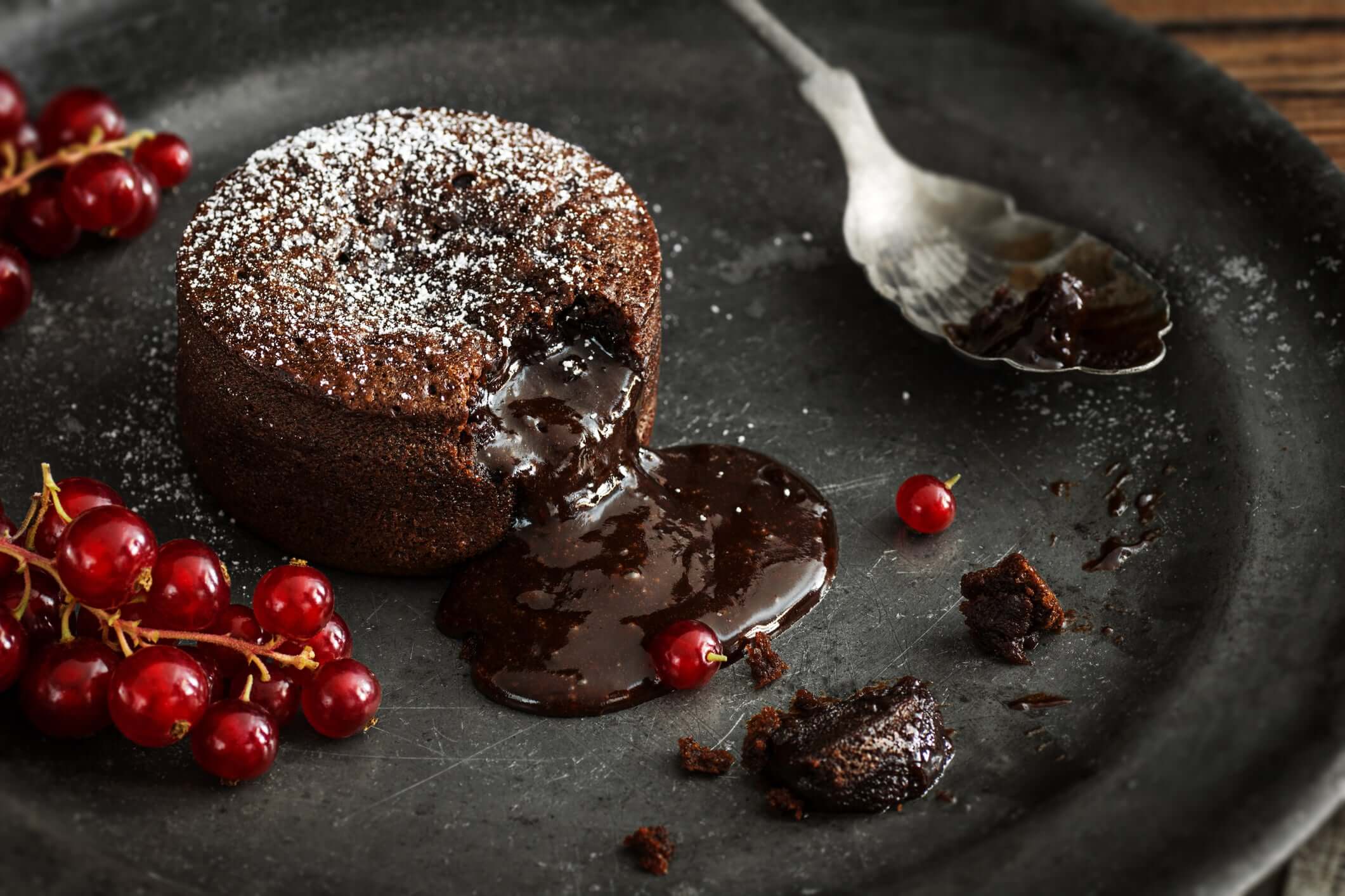 Chocolate Lava Cake in Air Fry Casserole Pan