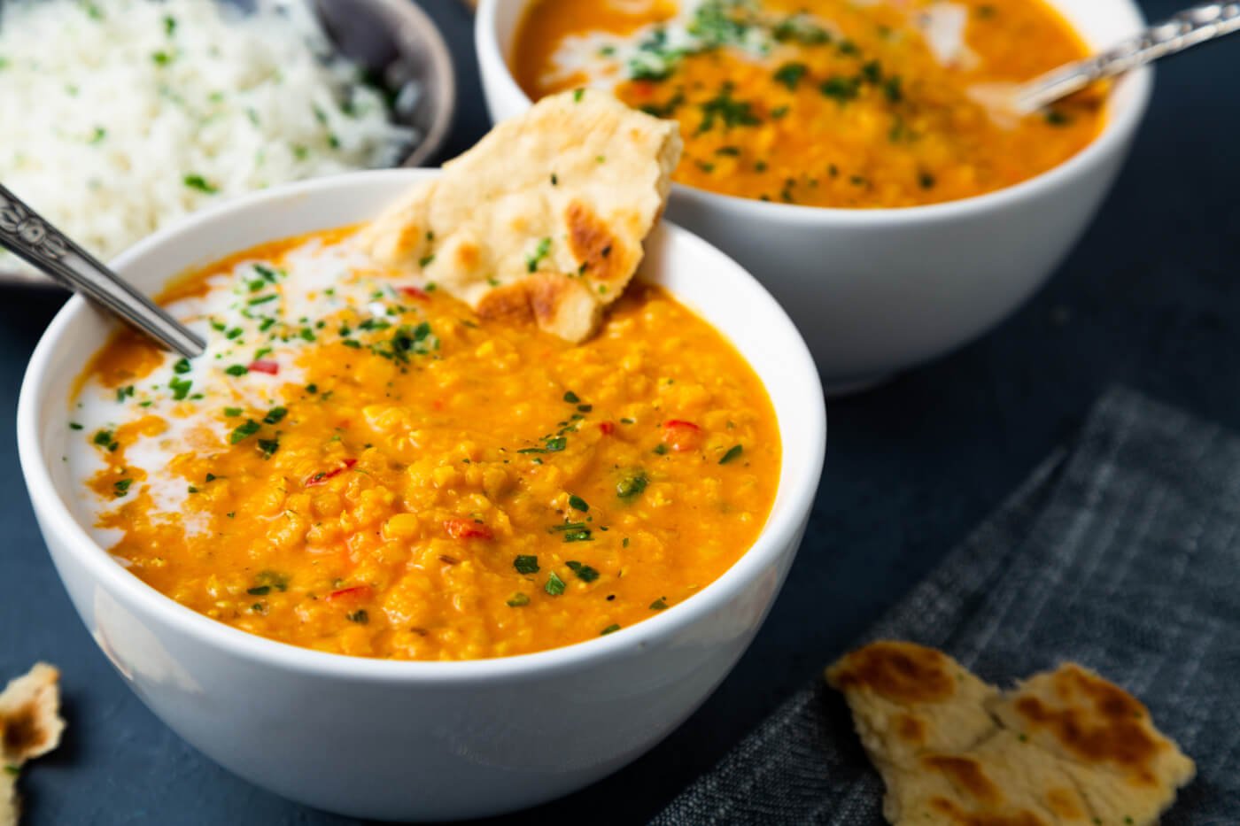 Wok-Infused Spicy Lentil Stew