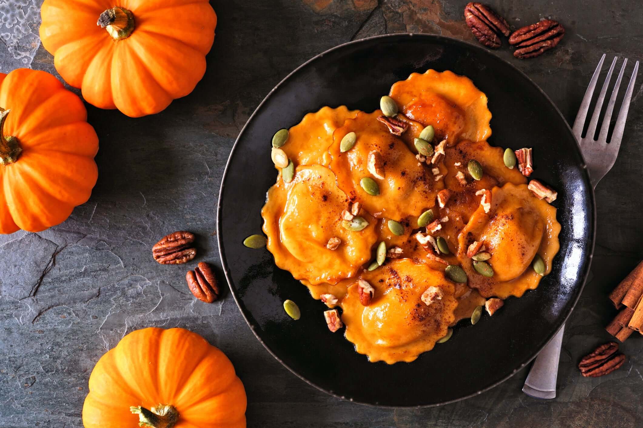 Pumpkin-Stuffed Ravioli