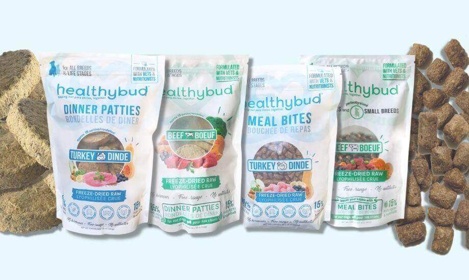 New! Healthybud Freeze-Dried Dog Food