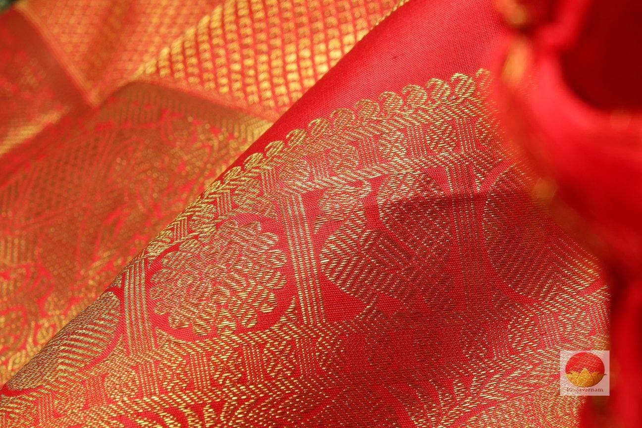 Rudraksham Motif in Kanchipuram Silk Sarees