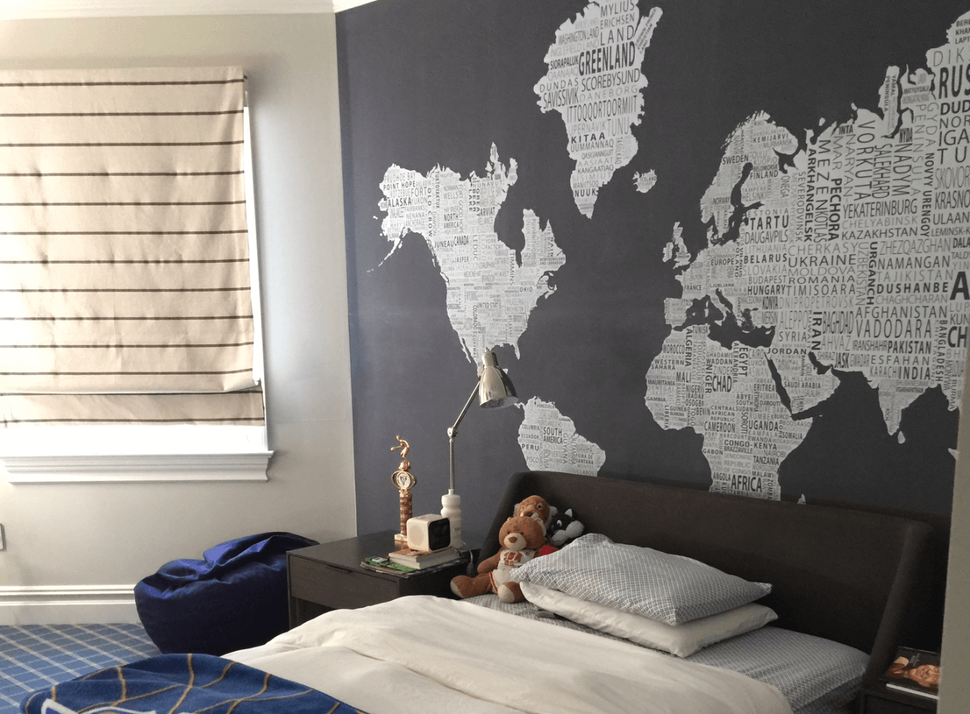 World Map Murals For Interior Design