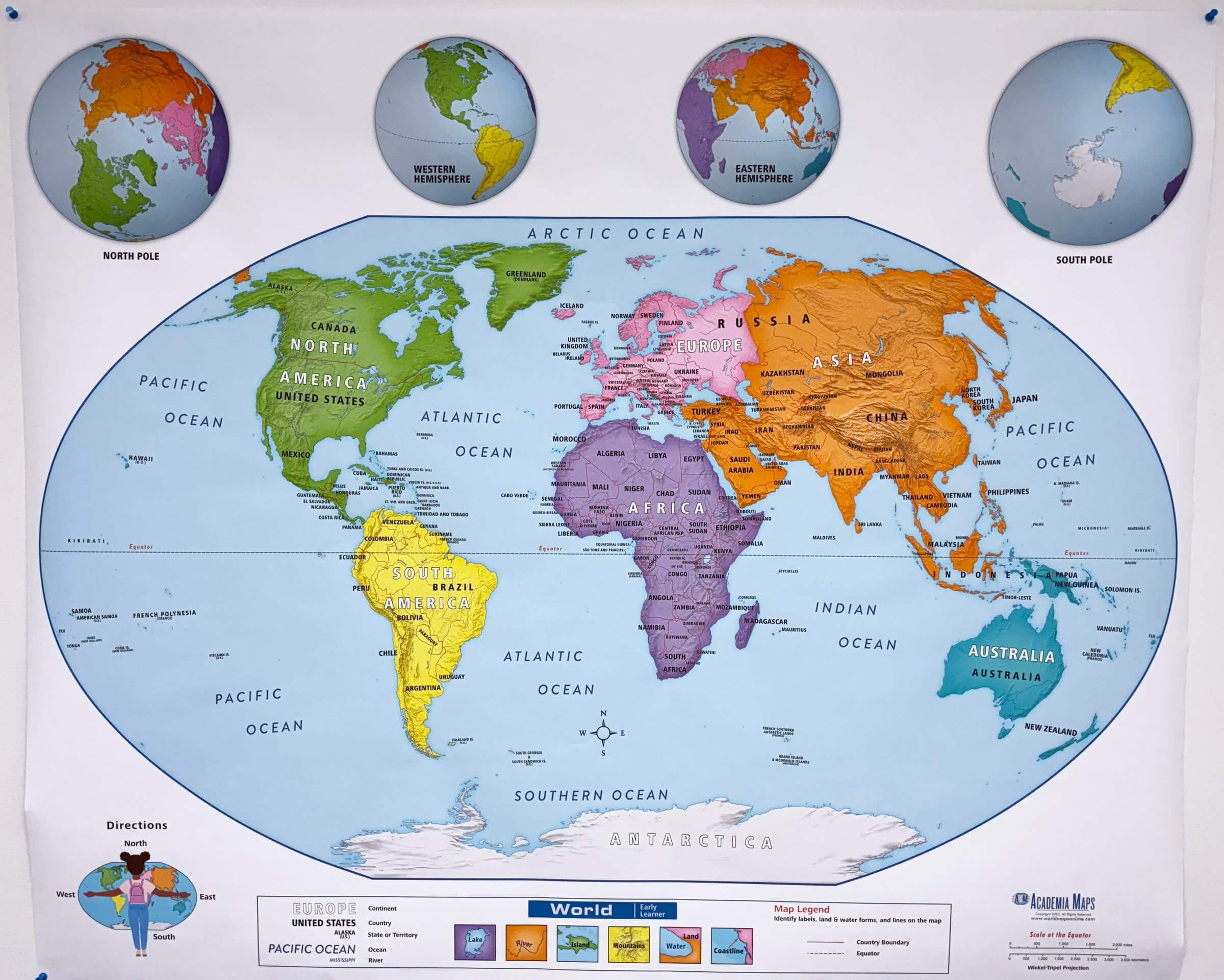 Early Learner World Classroom Map