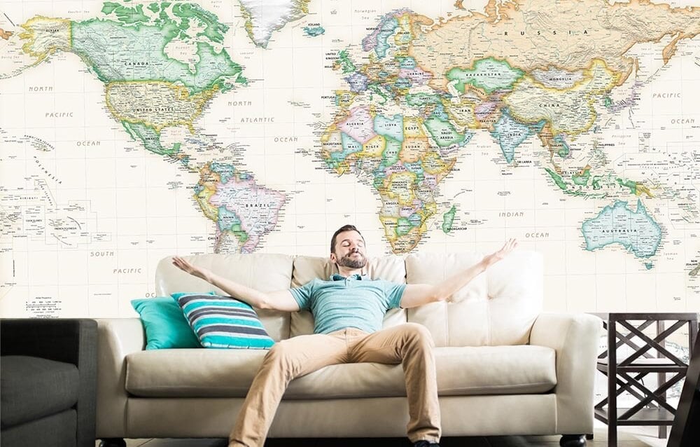 Purchase A World Wall Map At World Maps Online