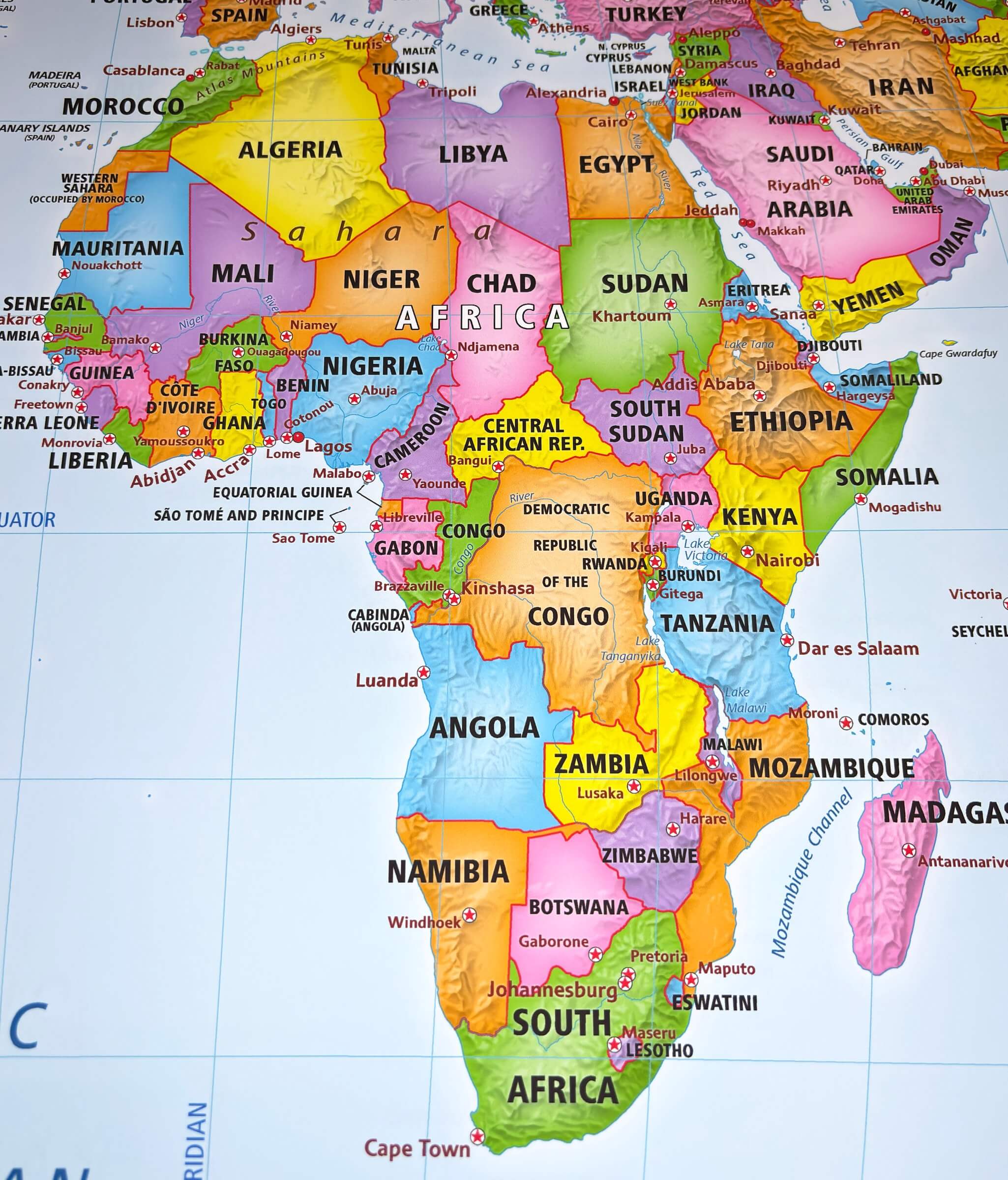 Political map example